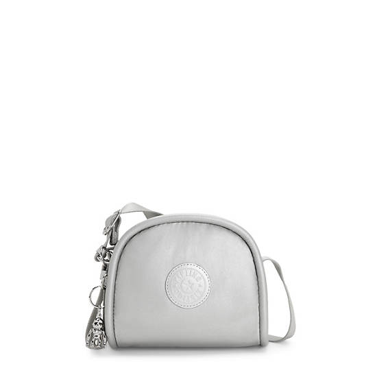 Kipling Jesper Metallic Crossbody Taske Sølv | DK 1183AH